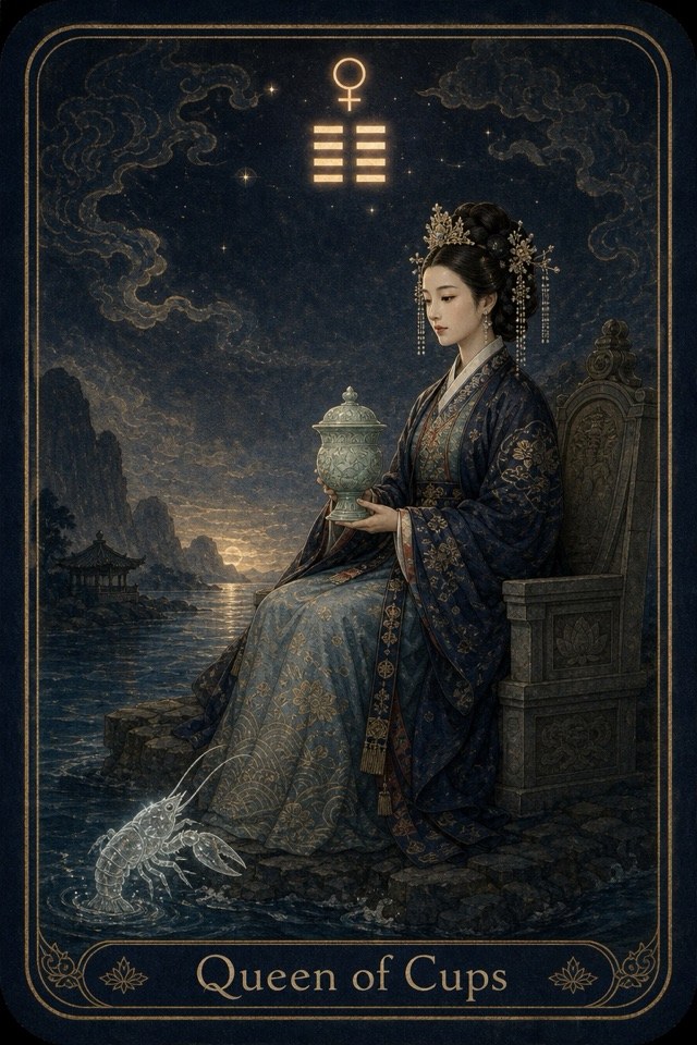 타로 잔 여왕 카드
