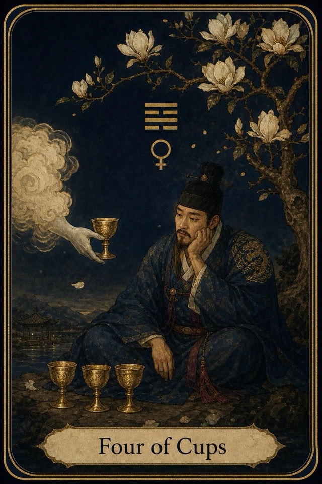 타로 잔 4 카드