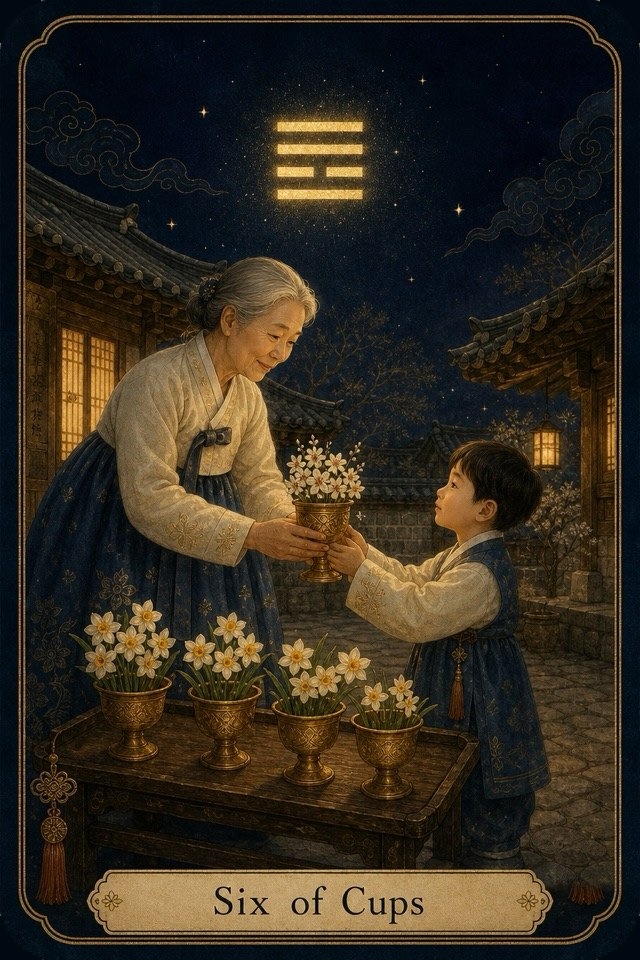 타로 잔 6 카드