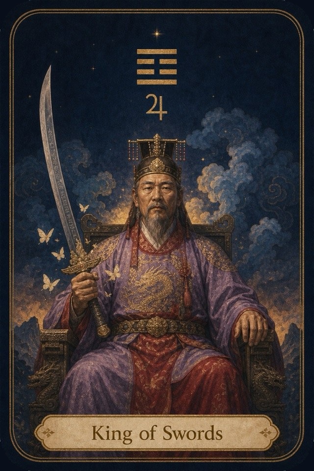타로 검 왕 카드